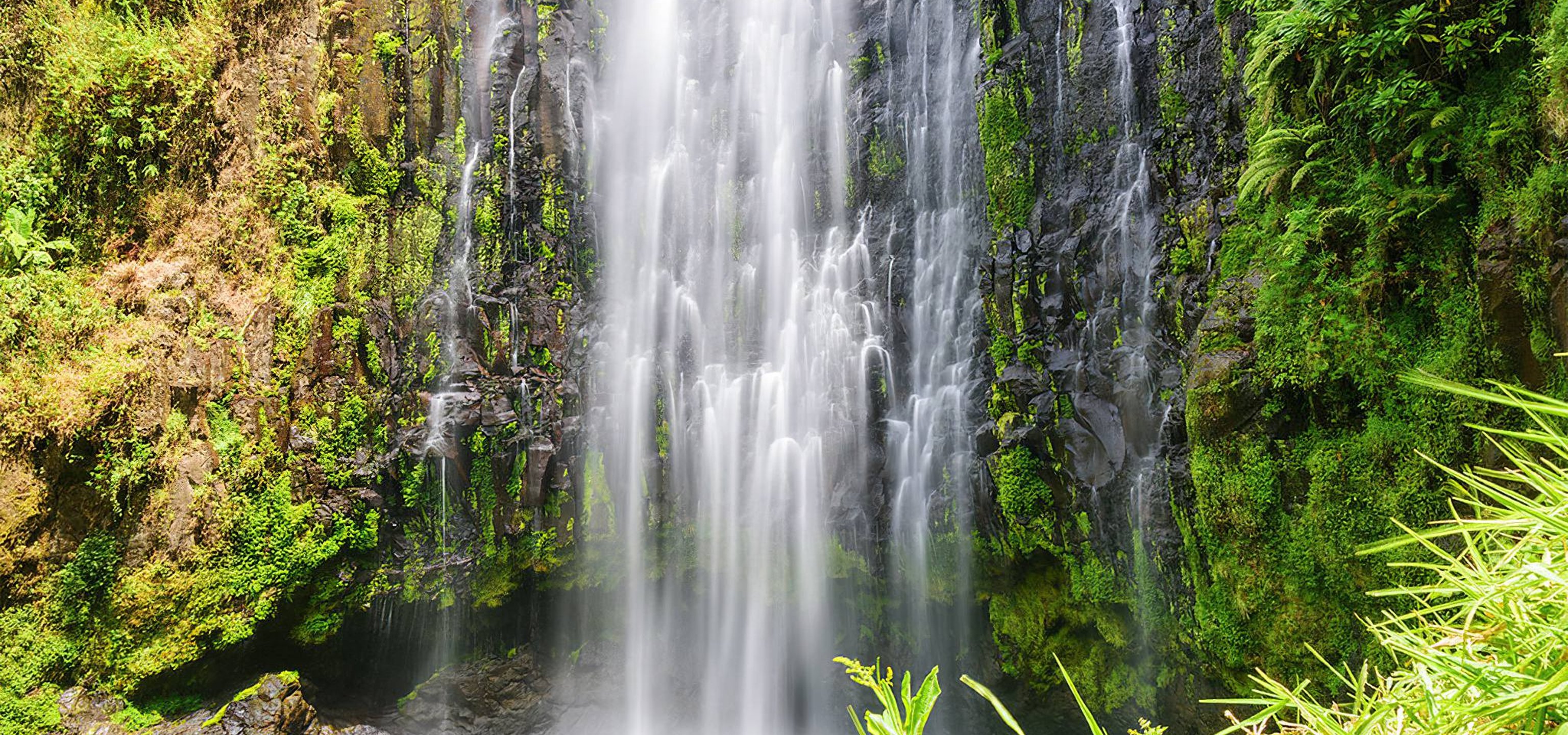 Materuni waterfall on the slopes of Kilimanjaro
