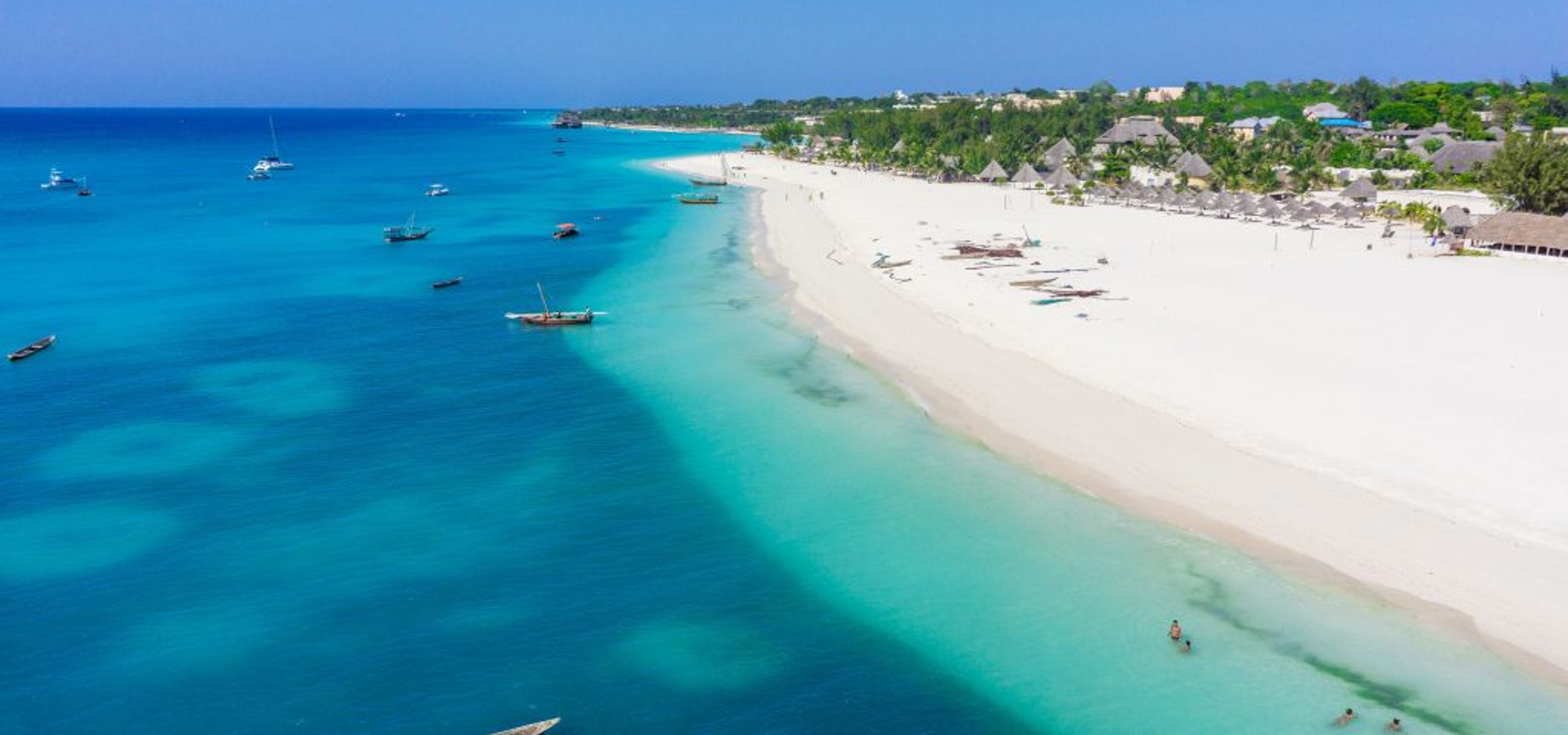 Nungwi beach on Zanzibar's north coast