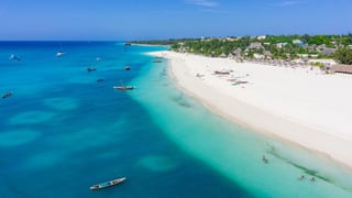 Nungwi beach on Zanzibar's north coast